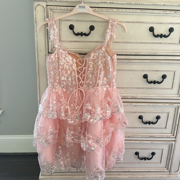 Pink Homecoming/Formal Dress size 12 - Picture 2 of 4